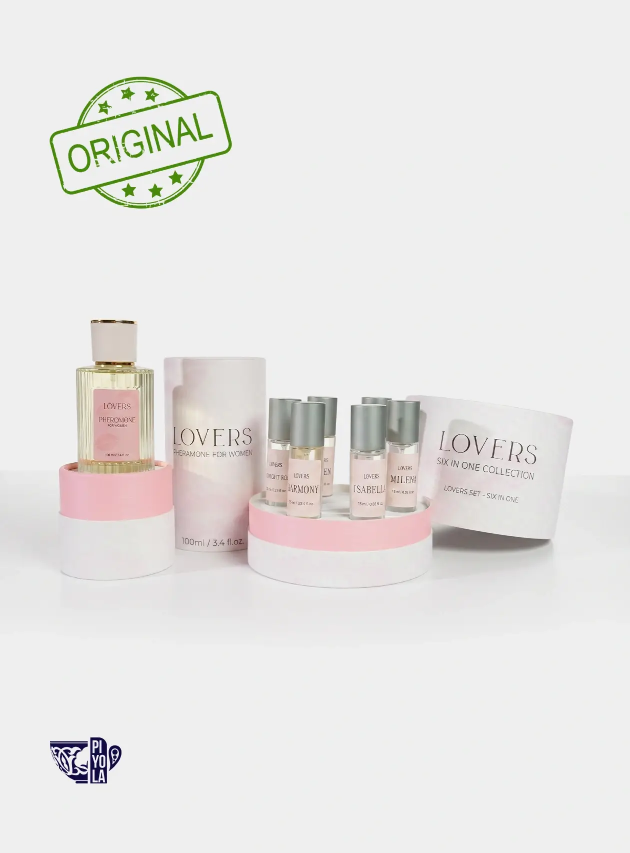 "LOVERS"π Pheromone for women 100 ml + "LOVERS SET" six in one collection