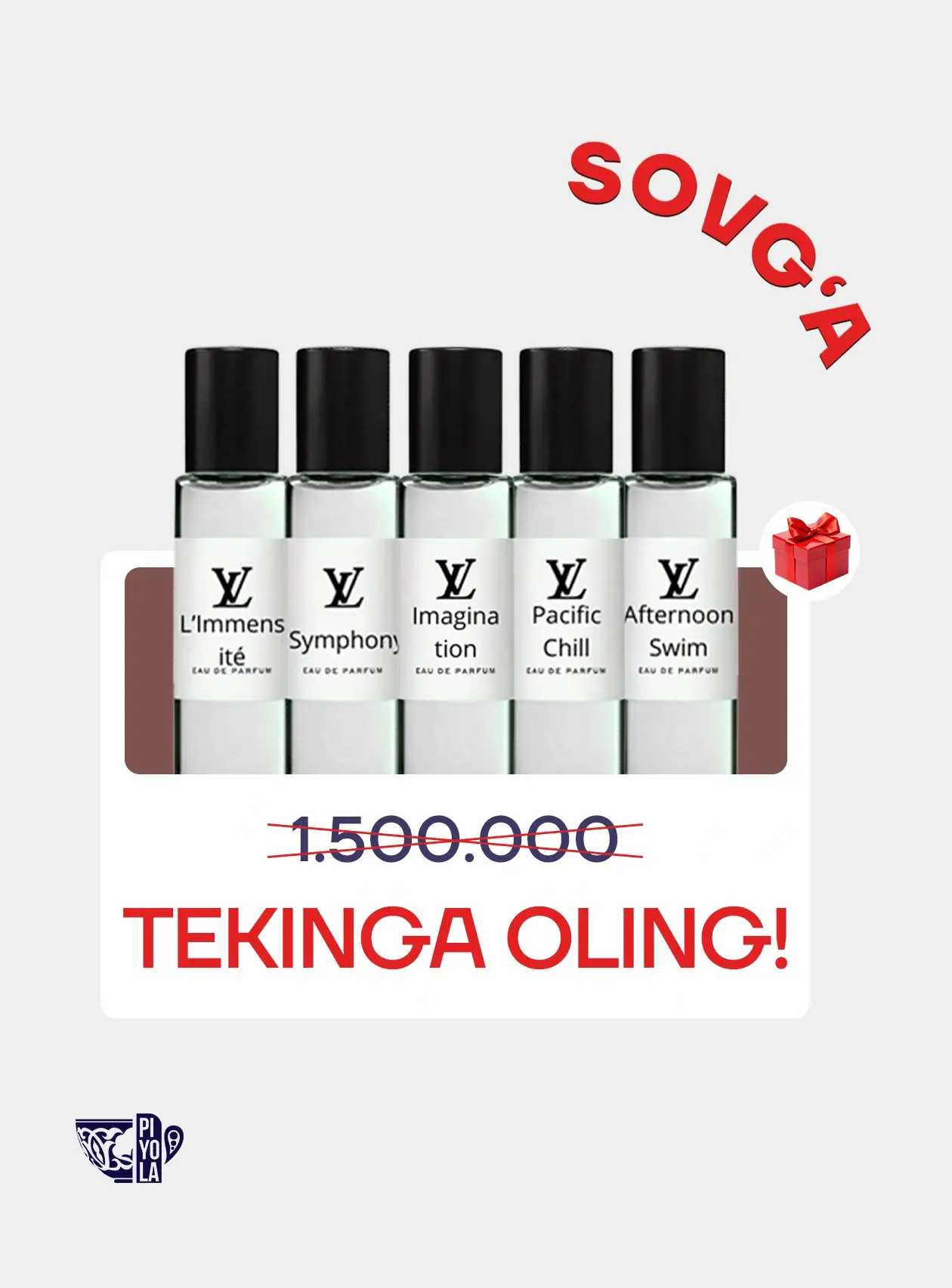 For Women Pheromone Perfume 50ml + Bonus π 5 ta podarochniy nabor